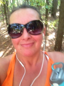 See ... I was smiling after my walk even though I felt fat the whole way.  I had my iTunes Radio pumping in my head ... so I danced a bit along my path.  :D
